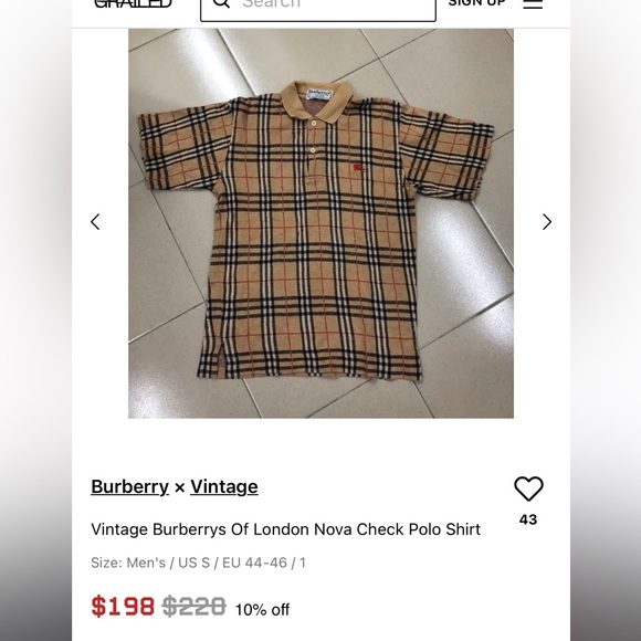 Vintage Burberrys of London Nova Check Polo - Picture 5 of 6